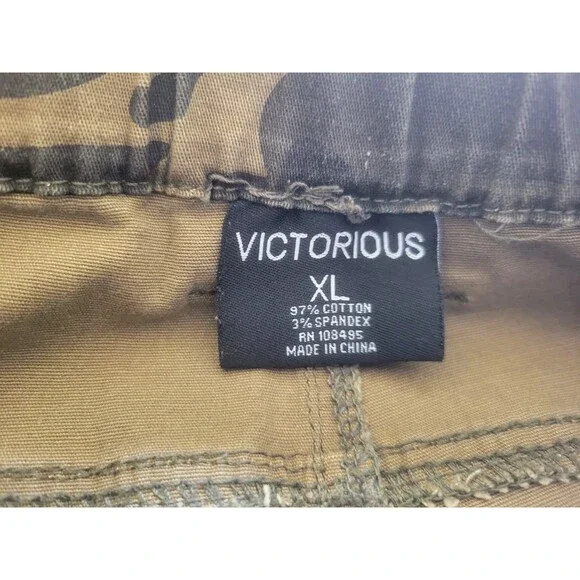 Men's Victorious Camo Cargo Jogger Pants - Size XL - Picture 6 of 7